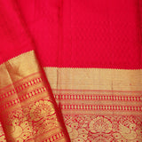 Chelsea Blue Heritage Kanjivaram Silk Saree