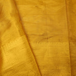 Hansa Yellow Tissue Kanjivaram Saree With Geometrical Weaving