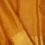 Autumn Gold Floral Jaal Kanjivaram Silk Saree