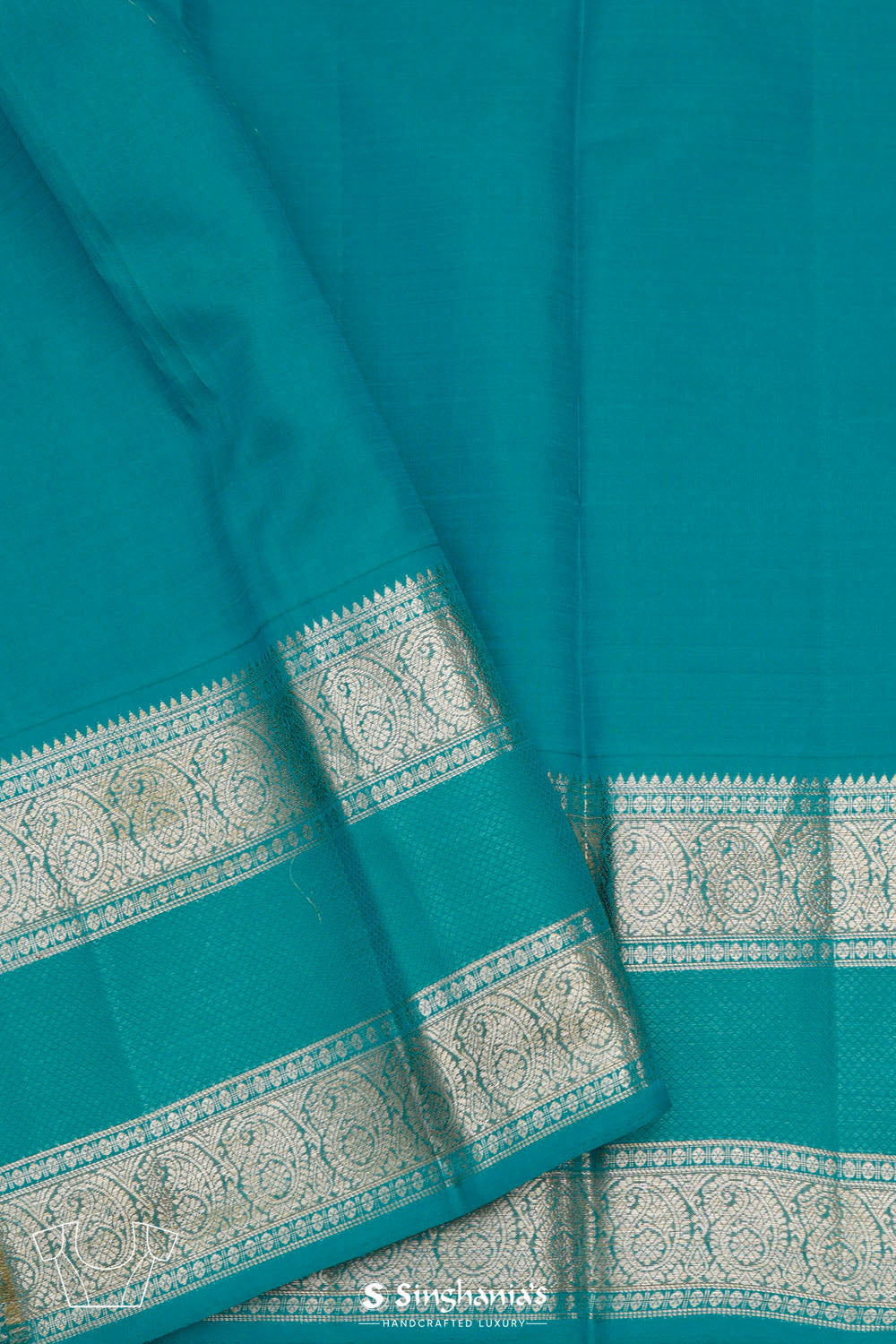 Dark Orange Heritage Kanjivaram Silk Saree