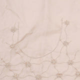 Sand Brown Organza Handcrafted Saree