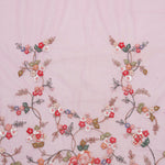 Ultra Pink Organza Handcrafted Saree