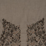 Classic Black Net Saree With Hand Embroidery