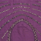 Eminence Purple Tissue Organza Saree With Hand Embroidery