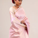 Pale Pink Kanjivaram Silk Saree