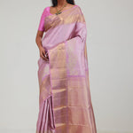 Corfu Pink Jaali Kanjivaram Silk Saree