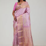 Corfu Pink Jaali Kanjivaram Silk Saree