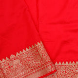 Printed Kanjivaram Silk Saree In Olive Green