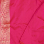 Cherry Pink Jaal Banarasi Silk Saree