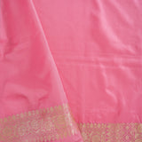Carnation Pink Banarasi Silk Butti Saree