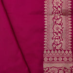 Cardinal Purple Banarasi Silk Saree With Gold-Silver Zari