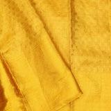 Bright Gold Kanjivaram Silk Jaal Saree