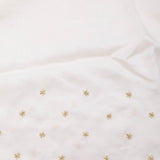 Vivid White Jaali Crafted Organza Saree