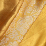 Light Gold Floral Jaal Kanjivaram Silk Saree