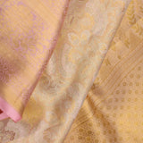 Champagne Gold Jaal Kanjivaram Silk Saree
