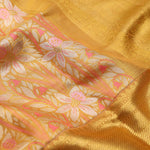 Sunset Gold Heritage Kanjivaram Silk Saree