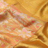 Sunset Gold Heritage Kanjivaram Silk Saree