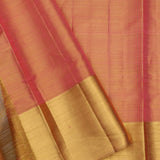 Malibu Peach Jaal Kanjivaram Silk Saree