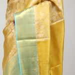 Light Gold Jaali Kanjivaram Silk Saree