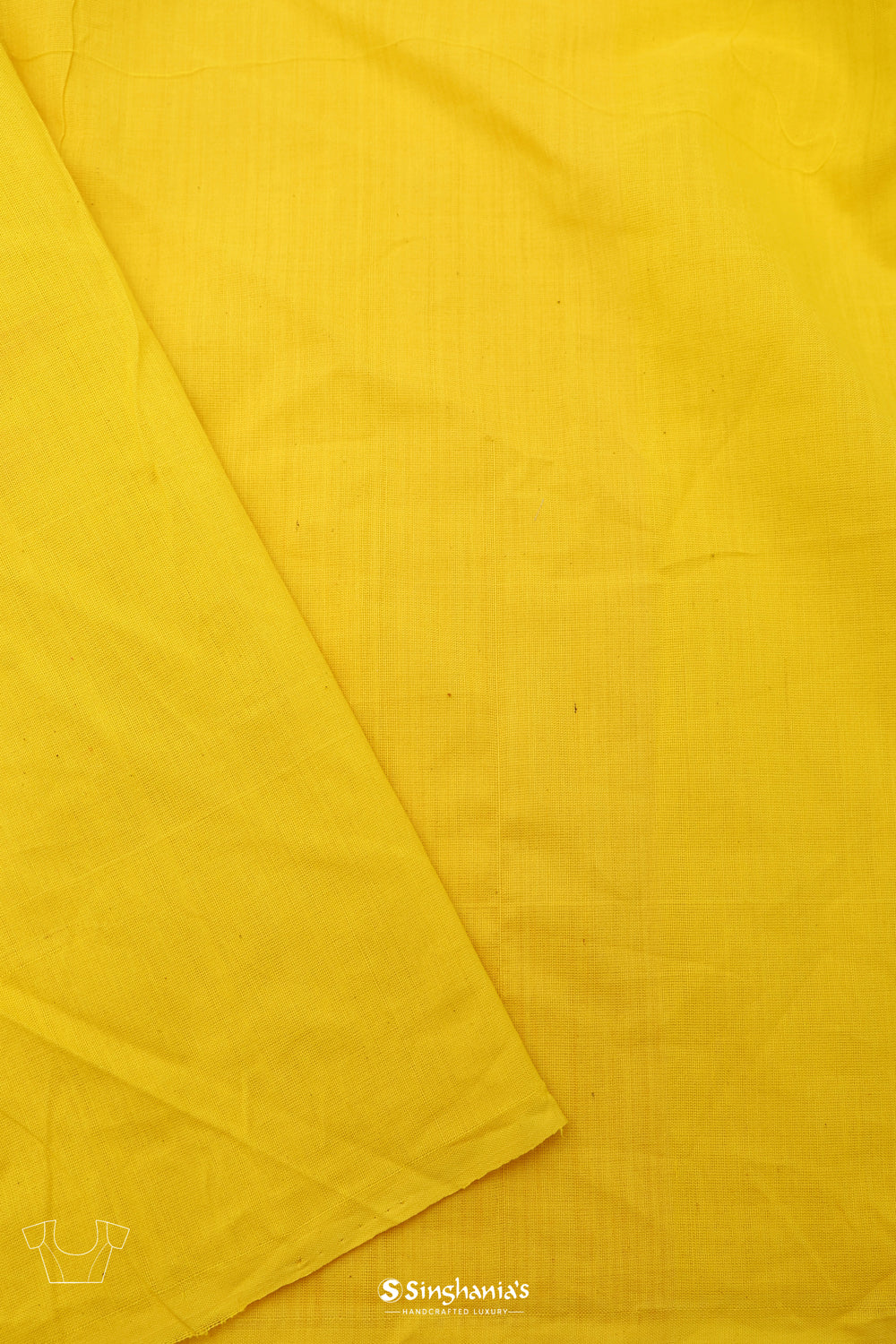 Peacock Green Ikkat Cotton Saree With Contrast Border