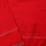 Dark Black Ikkat Cotton Saree With Contrast Border