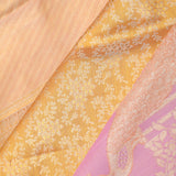 Sunset Gold Heritage Kanjivaram Silk Saree