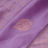 Heather Purple Butti Kanjivaram Silk Saree