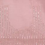 Pastel Pink Organza Handcrafted Saree