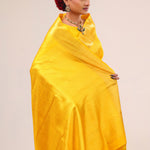 Arabian Gold Floral Jaal Kanjivaram Silk Saree