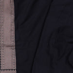 Black Banarasi Saree With Shikargah Design