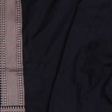 Black Banarasi Saree With Shikargah Design