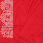 Deep Red Heritage Banarasi Silk Saree