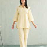 Sunshine Yellow Stripe Co-Ord Set