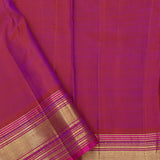 Dark Violet Butta Kanjivaram Silk Saree