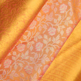 Light Salmon Jaal Kanjivaram Silk Saree