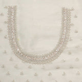 Seafoam Green Tissue Handcrafted Saree