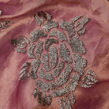 Sovereign Purple Tissue Handcrafted Saree