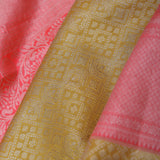 Royal Yellow Kanjivaram Silk Saree With Contrast Border