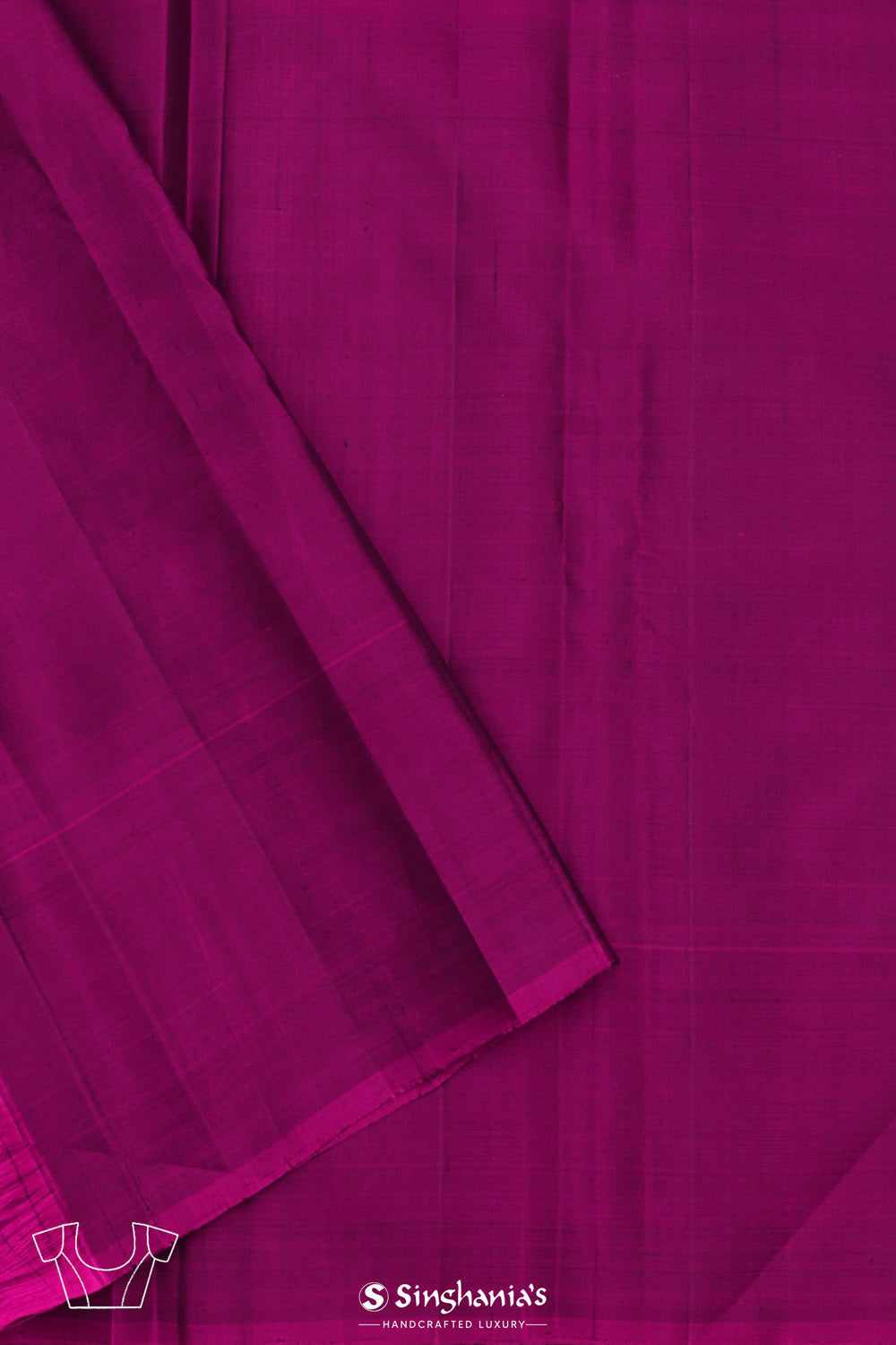 Green Purple Striped Kanjivaram Silk Saree