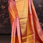 Persian Pink Jaal Kanjivaram Silk Saree