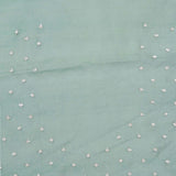 Eucalyptus Green Crafted Buttis Organza Saree