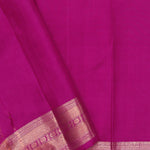 Magenta Purple Stripe Kanjivaram Silk Saree