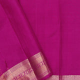 Magenta Purple Stripe Kanjivaram Silk Saree