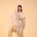 Champagne Gold Tissue Handcrafted Saree