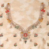 Champagne Gold Tissue Handcrafted Saree