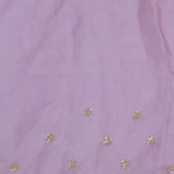 Purple Organza Embroidery Saree With Sequins And Pearl Work