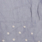 Independence Blue Crafted Jaali Tissue Saree