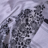 Black Banarasi Silk Saree With Floral Design