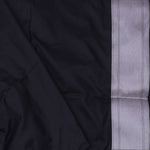 Black Banarasi Silk Saree With Floral Design