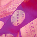 Fuchsia Purple Butta Banarasi Silk Saree